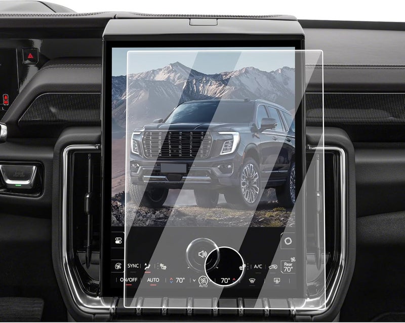 EcoZen حامي شاشة GMC Yukon 2026 - لسيارة GMC Yukon/Yukon XL 2025-2026 بحجم 16.8 بوصة - زجاج مقسى HD 9H ملحقات 2025-2026 Yukon (Elevation/AT4/AT4 Ultimate/Denali/Denali Ultimate) لامع - Image 1